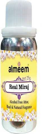 Almeem Real Miraj Gold Musk, Spicy Floral Attar for Men and Women, 25 ml