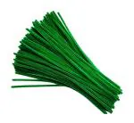 ECLET Flexible Green Crafts Pipe Cleaner (Pack of 100)