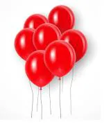 C I - 50 Pcs Red Balloons For Birthday Decorations Items For Boys / Balloon Decoration