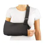 Skull Sports Industries Cotton Arm Supporter Arm Sling Pouch Belt With Elbow Support - S