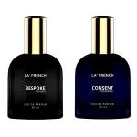 LA' FRENCH Bespoke & Consent Perfume Combo For Men & Women -30ml + 30ml | Premium Luxury Long Lasting Fragrance Spray | Eau De Parfum | Ideal For Men & Women | Perfume For Men & Women | Pack Of 2