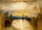 DECOR ADVENTURES The Thames Near Windsor (Chinchester Canal) (1828) by JMW Turner Wall Painting 14 x 18 inch