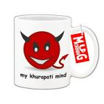 Mug Morning My Khurapati Mind Emoji Mug Funny Emoji Mug Emoji Coffee Mugs