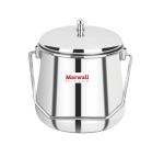 MARWALL Stainless Steel Ghee/Oil/ Milk Barni -400ml