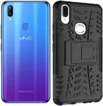 CarryWrap Back Cover for VIVO Y83 PRO (Black, Dual Protection)