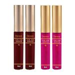 Liquid Sindoor,Quick Drying & Long Lasting 2-Maroon & 2 Pink color 9ml | Maroon And Pink (Pck of 4)