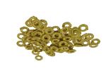 Craftlove Golden Round Crochet Thread Rings Mirror FrCraftlovees (Pack Of 100)
