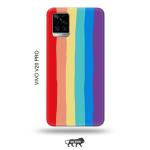 Tweakymod Printed Rainbow Colour Back Cover For Vivo V20 Pro