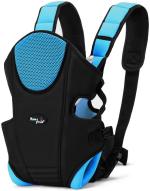 Mom's Pride Black, Blue Cotton Adjustable Baby Carrier Bag