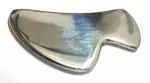 WITSOUL Gua Sha, Gua Sha Facial Tools, Stainless Steel Guasha Tool for Facial and Body SPA Accupressure Treatment Scraping Face Massage Tool (B Shaped Small)