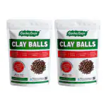 Garden Genie Clay Balls for Plants 1.8kg (2 Packs of 900gm), Hydrotons Leca Balls for Multiple Uses - Hydroponics, Aeroponics and Aquaponics, Indoor & Outdoor Pots Decoration and Garden Beds (8-16 mm)