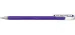 Pentel Mattehop 1.0 MM Roller Gel Pen | Bright Colours | Opaque Ink | Ideal For DIY Art & Decorative Writing (K110-V) (Purple)