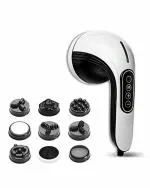 AGARO Handheld Full Body Massager with Massage Heads for Pain Relief and Relaxation Multicolor