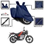 Kedit Bajaj V15 Motorcycle Bike Scooty Cover Navy Blue Colour Water Resistant - UV Protection & Dust Proof Imported Fabric Quality,Sun Protection,Weather Bike - Scooty Two Wheeler Body CoverBajaj V15