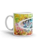 Rish Urvish Printed Multicolor Ceramic Coffee Mug, 350 Ml