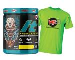 Muscle Flex Nutrition Hardcore Pre-Workout Gym Supplement with Free T-Shirt 195 g (Pack of 2)(Cola)