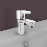 Plantex Single Lever Pillar cock tap for wash basin/Quarter Turn washbasin tap with Teflon Tape/Table top basin tap-(CRM-1283-Chrome)
