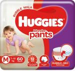 Huggies Wonder Pants Baby Diapers 8 - 14 Months Medium 60 Pieces
