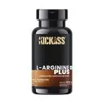Kickass L-Arginine PLUS 1000 mg. Nitric Oxide Booster - 60 Tablets, L-Arginine with L- Citrulline, Beetroot and Caffeine. (GMO-free and Vegan). Supports Blood Circulation, Enhances Energy, Stamina & Muscle growth.