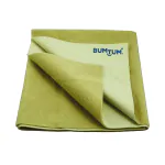 Bumtum Baby Dry Sheet Waterproof Fleece (Olive, Medium Size, 100* 70cm, Pack of 1)