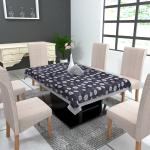 MONKDECOR PVC Printed Design Rectangular 6 Seater Dinning Table Cover (Size-54x78 Inches) Design-4