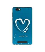 Casotec Love Design Printed Silicon Soft TPU Back Case Cover for XOLO Era 4G