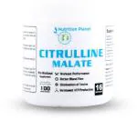 Nutrition Planet Citrulline Malate for Pre/Post Workout Recovery (Unflavored - 100g, 16 Servings)