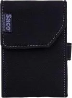 Saco Black Portable Shock Proof Hard Disk case Cover Pouch Wallet Bag