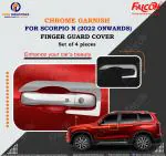 FALCON CAR FINGER GUARD CHROME GARNISH FOR SCORPIO N 2022
