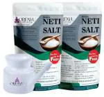 OREAYU Jal Neti Salt for Jala Neti Yoga with jala neti pot 200g +200g with neti pot
