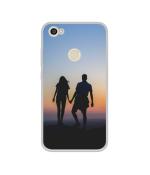 Casotec Couple On Beach Design Printed Silicon Soft TPU Back Case Cover for Xiaomi Redmi Y1 (Note 5A)