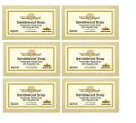Parwati Gramudyog Herbal Products Sandalwood Handmade Herbal soap With Essential oils Pack of 6