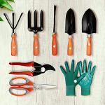 Kraft Seeds 8 Tool Kit For Garden , Garden Kit For Home , Gardening Tools For Home Gardening Pot | Gardening Accessories | Home Garden Tool Kit | Plants Tool Set | Garden Kit For Home Garden Full Set