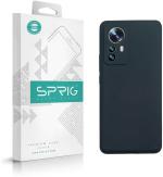 Sprig Liquid Silicone Grey Back Cover For Mi 12 Pro 5G, 12 Pro 5G