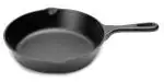 Jikoni Pre-Seasoned Cast Iron Kadai, 10 inch (260mm, Cast Iron, Non-stick, Induction Bottom)