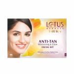 Lotus Safe Sun Anti Tan Whitening and Glow 4 in 1 Facial Kit