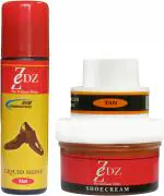 Zedz Combo Of Leather Liquid Polish And Shoe Cream