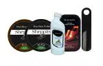 Sheppits Premium Shoe Shiner (Neutral), Shoe Polish (Black & Brown), Shoe Horn (Black), & Suede or Nubuck Shoes Cleaner Combo | Shoe Care Kit