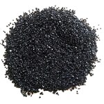 VANNEF Natural Aquarium Black Sand for Lawn, Garden, Plants, Freshwater (Black 950gm)