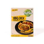 Wakao BBQ Jack Vegan 100% Plant Based Rich Source of Fibre No Preservatives Or Additives No Refrigeration Required (300g)