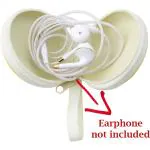 StealODeal Yellow Aluminium Zipper Headphone Case