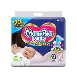 MamyPoko Pants Extra Absorb NB76,Unisex Baby, Pack of 76 baby diapers
