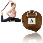 AJRO DEAL Yoga Stretch Belt / Strap with Adjustable D-Ring Buckle for Yoga, Physical Therapy