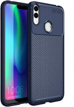 KWINE CASE Huawei Honor 8X Blue Rubber Back Cover