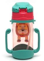 CHILDCHIC Sipper for Infant Baby Kids Toddler 300ml, Anti-Spill Sippy Cup with Soft Silicone Straw BPA Free (Green)