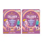 WELLNESS LANGUAGE India's first Protein based Collagen Coffee | Enhances Skin Glow & Body Stamina | Healthy Hair, Joints, Bones & Gut | (Pack of 2 x 100 g)