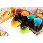 TMF Exclusive Black Tapri Inside Ceramic Coffee Mug (150 ml, Pack of 6)