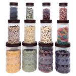 Cutting Edge Clear Plastic Container, 225 Ml (Set Of 4)