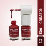 Keya Seth Professional Crimson Long Wear Nail Enamel Enriched with Vitamin E & Argan oil