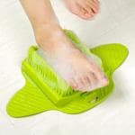 VDNSI Silicone foot scrubber for dead skin at bathroom for women Men Scrubber Bath Mat